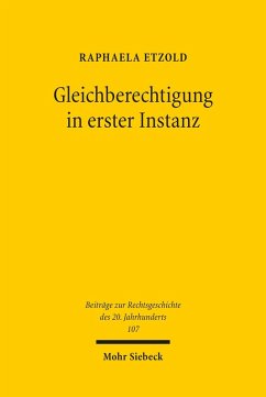 Gleichberechtigung in erster Instanz (eBook, PDF) - Etzold, Raphaela