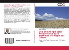 Uso de Energía solar Fotovoltaica para Sistemas de Riego por Goteo - Mossande, Anaclides Rogerio;Manrrique, Oscar Brown;Cervantes, Albi Mujica