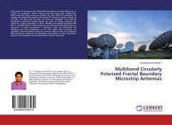 Multiband Circularly Polarized Fractal Boundary Microstrip Antennas