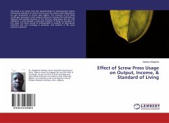 Effect of Screw Press Usage on Output, Income, & Standard of Living