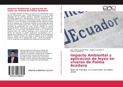 Impacto Ambiental y aplicacion de leyes en viveros de Palma Aceitera