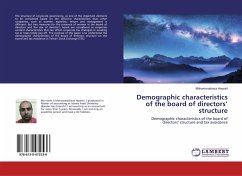 Demographic characteristics of the board of directors¿ structure - Hoseini, Mohammadreza