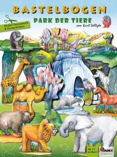 Park der Tiere - Bastelbogen