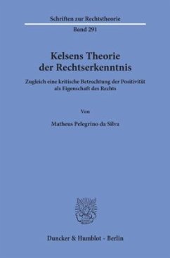 Cover Kelsens Theorie der Rechtserkenntnis.