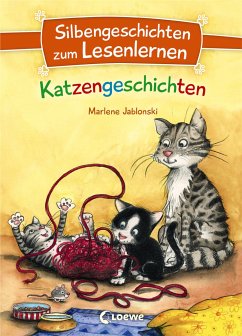 Silbengeschichten zum Lesenlernen - Katzengeschichten - Jablonski, Marlene