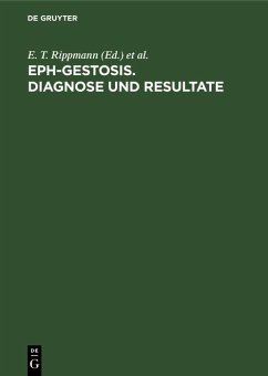 Cover EPH-Gestosis. Diagnose und Resultate (eBook, PDF)