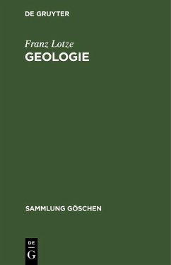 Geologie (eBook, PDF) - Lotze, Franz