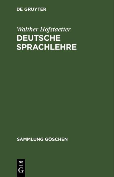 Deutsche Sprachlehre (eBook, PDF)