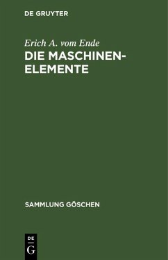Cover Die Maschinenelemente (eBook, PDF)