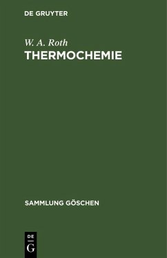 Thermochemie (eBook, PDF) - Roth, W. A.