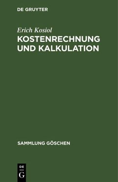 Cover Kostenrechnung und Kalkulation (eBook, PDF)
