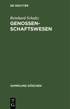 Cover Genossenschaftswesen (eBook, PDF)