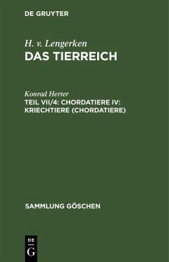 Chordatiere IV: Kriechtiere (Chordatiere) (eBook, PDF) - Herter, Konrad