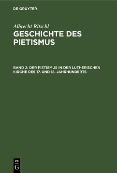 Cover Der Pietismus in der lutherischen Kirche des 17. und 18. Jahrhunderts (eBook, PDF)