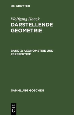 Axonometrie und Perspektive (eBook, PDF) - Haack, Wolfgang