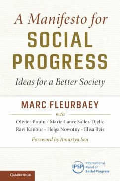 Manifesto for Social Progress (eBook, ePUB) - Fleurbaey, Marc
