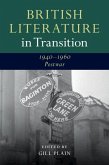 British Literature in Transition, 1940-1960: Postwar (eBook, ePUB)