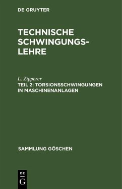 Cover Torsionsschwingungen in Maschinenanlagen (eBook, PDF)