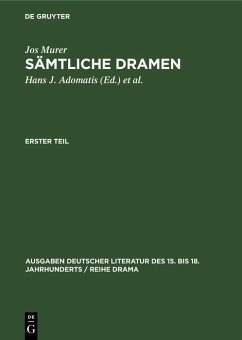 Sämtliche Dramen (eBook, PDF) - Murer, Jos