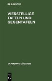Vierstellige Tafeln und Gegentafeln (eBook, PDF)