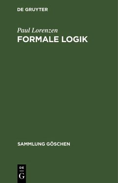 Formale Logik (eBook, PDF) - Lorenzen, Paul