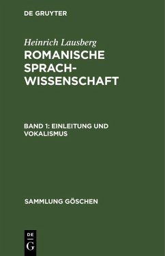 Einleitung und Vokalismus (eBook, PDF) Cover Einleitung und Vokalismus (eBook, PDF)