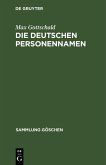 Die Deutschen Personennamen (eBook, PDF)