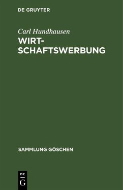 Wirtschaftswerbung (eBook, PDF) - Hundhausen, Carl