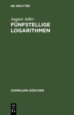 Cover Fünfstellige Logarithmen (eBook, PDF)