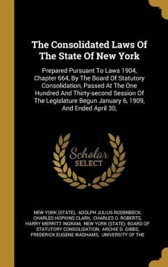 The Consolidated Laws Of The State Of New York - (State), New York