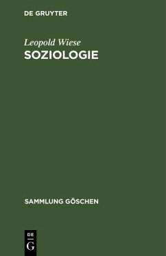 Soziologie (eBook, PDF) - Wiese, Leopold