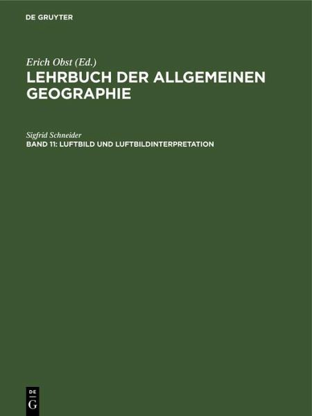 Luftbild und Luftbildinterpretation (eBook, PDF)