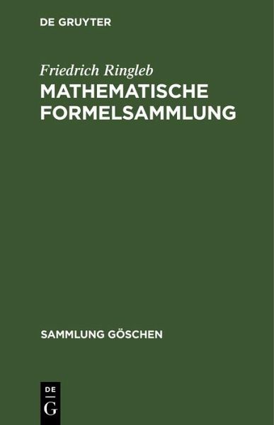 Mathematische Formelsammlung (eBook, PDF) Mathematische Formelsammlung (eBook, PDF)