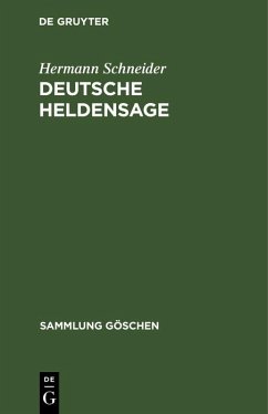Deutsche Heldensage (eBook, PDF) - Schneider, Hermann