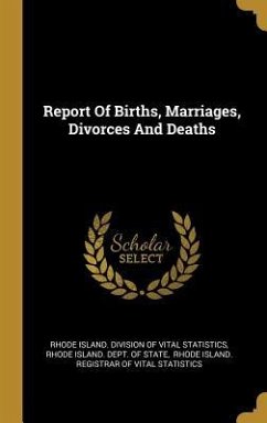 Report Of Births, Marriages, Divorces And Deaths