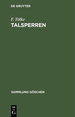 Cover Talsperren (eBook, PDF)