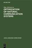Optimization of natural communication systems (eBook, PDF)
