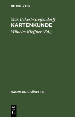 Kartenkunde (eBook, PDF) - Eckert-Greifendorff, Max