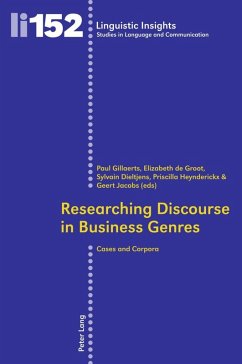 Researching Discourse in Business Genres (eBook, PDF)