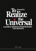 To Realize the Universal (eBook, PDF)