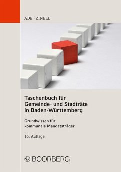 Taschenbuch für Gemeinde- und Stadträte in Baden-Württemberg (eBook, ePUB) - Ade, Klaus; Zinell, Herbert O.