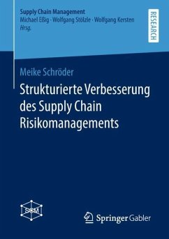 Strukturierte Verbesserung des Supply Chain Risikomanagements - Schröder, Meike