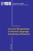 Current Perspectives in Second Language Vocabulary Research (eBook, PDF)