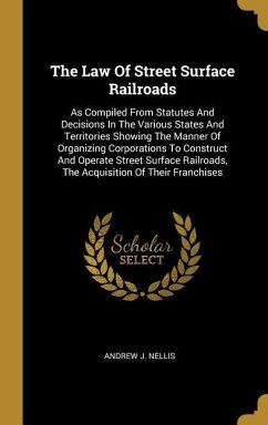 The Law Of Street Surface Railroads