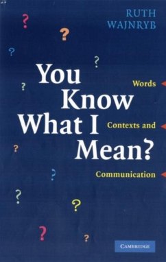You Know what I Mean? (eBook, PDF) - Wajnryb, Ruth