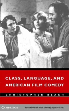 Cover Class, Language, and American Film Comedy (eBook, PDF)