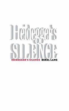 Heidegger's Silence (eBook, PDF)