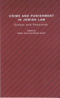 Cover Crime and Punishment in Jewish Law (eBook, PDF)