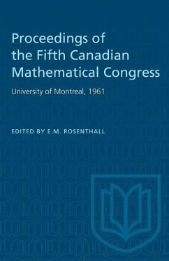 Proceedings of the Fifth Canadian Mathematical Congress