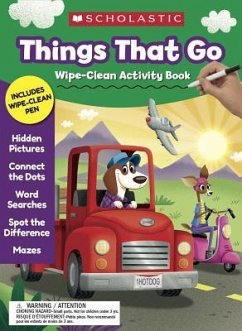 Things That Go Wipe-Clean Activity Book - Scholastic Teaching Resources